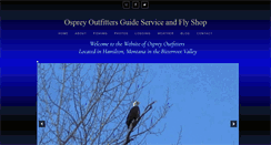 Desktop Screenshot of ospreyoutfittersmontana.com