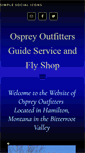 Mobile Screenshot of ospreyoutfittersmontana.com